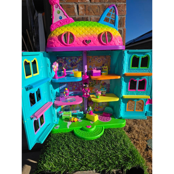 DreamWorks Animation Dolls & Accessories One Size Blue Pink Cat Dollhouse - Picture 7 of 7